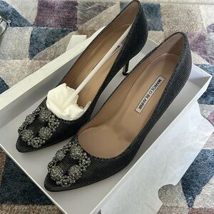 Manolo Blahnik Hangisi 70mm heel, size 39
